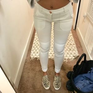 White jeans